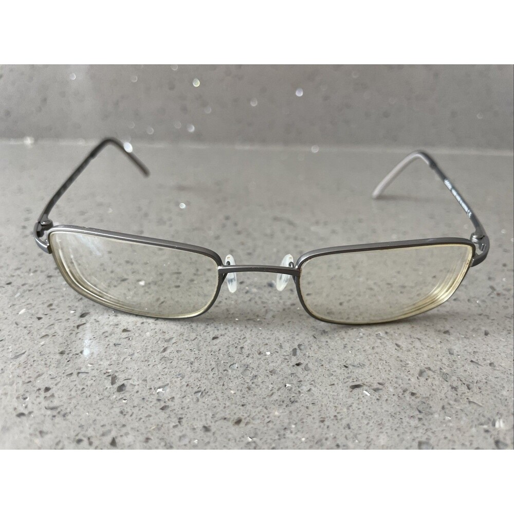 adidas Eyeglasses Frames ONLY a945 60 6055 Grey Rectangular Full Rim 45-18-120